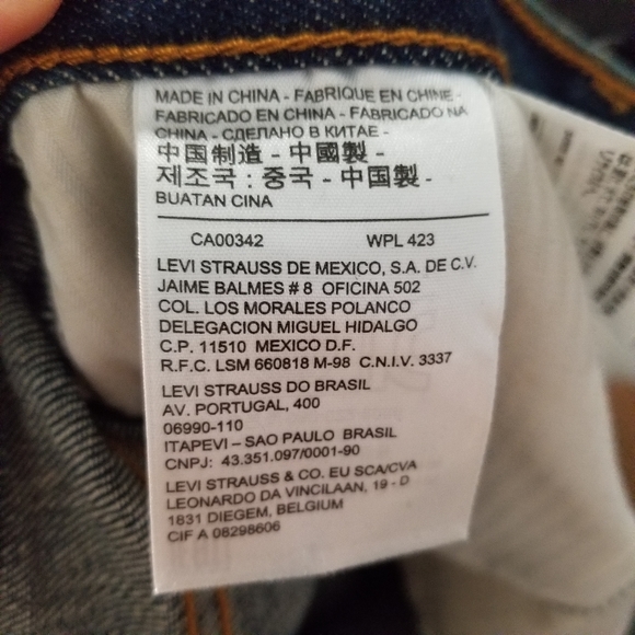 Levi's Wedgie Fit Raw Hem White Oak size 31 - Picture 8 of 8